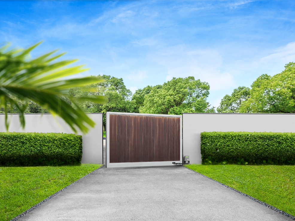 Electric gate install